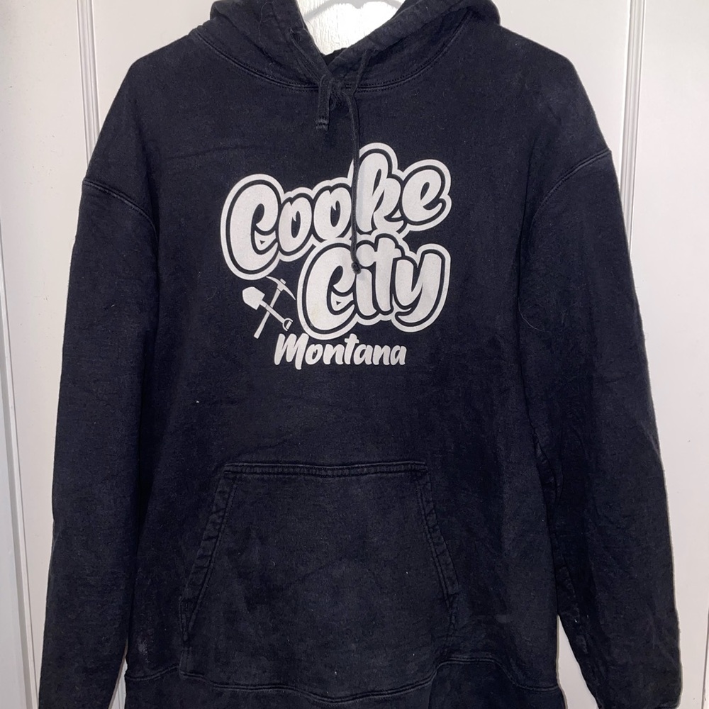 Y2K Montana Black Hoodie